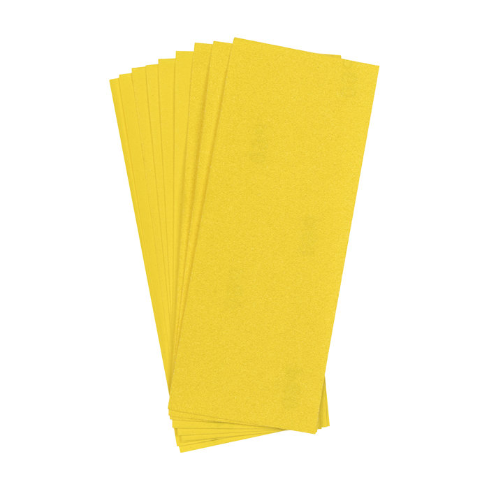 Sandpapir i ark ass. - 93 x 230 mm - 10-pk